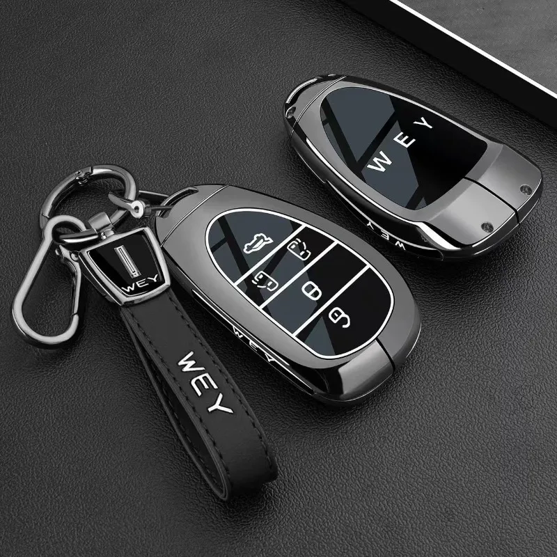 Zinc Alloy Key Fob Cover for 2025-2026 WEY Gaoshan 7/8/9/WEY80/WEYG9, Heavy Duty Metal Protective Case Shell with Keychain
Zinc Alloy Key Fob Cover for 2025-2026 WEY Gaoshan 7/8/9/WEY80/WEYG9, Heavy Duty Metal Protective Case Shell with Keychain