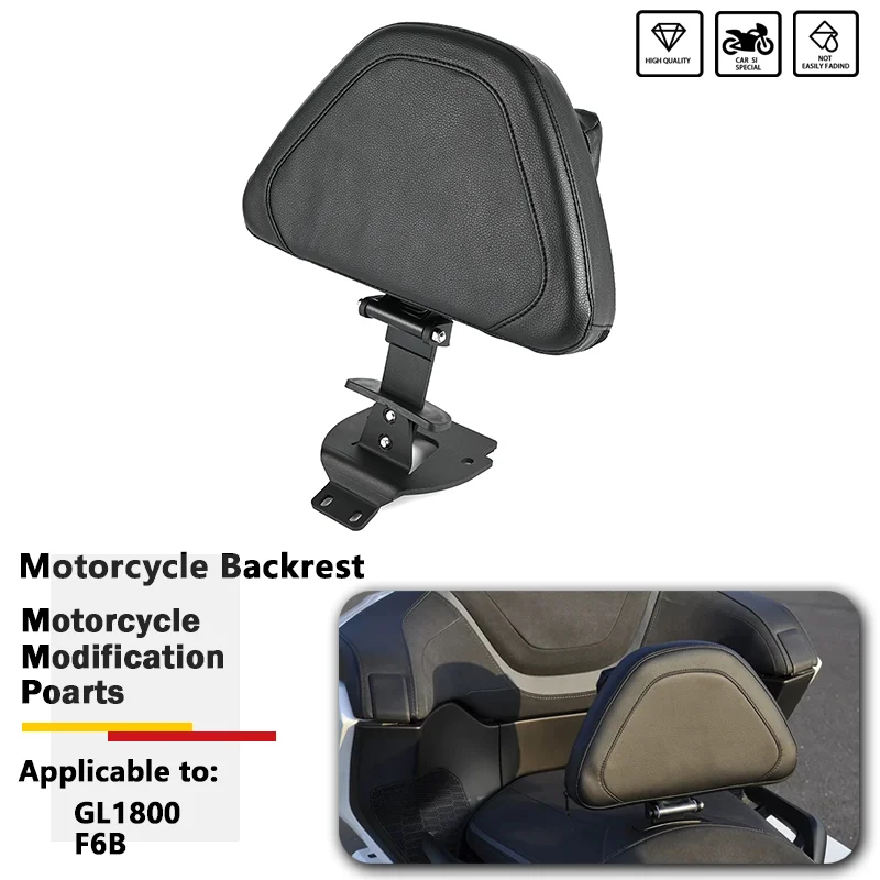 Motorcycle Adjustable Stitched Driver Rider Seat Backrest Cushion Back Rest Pad Fit For HONDA Gold Wing GL1800 GL 1800 2018-2023
Motorcycle Adjustable Stitched Driver Rider Seat Backrest Cushion Back Rest Pad Fit For HONDA Gold Wing GL1800 GL 1800 2018-2023