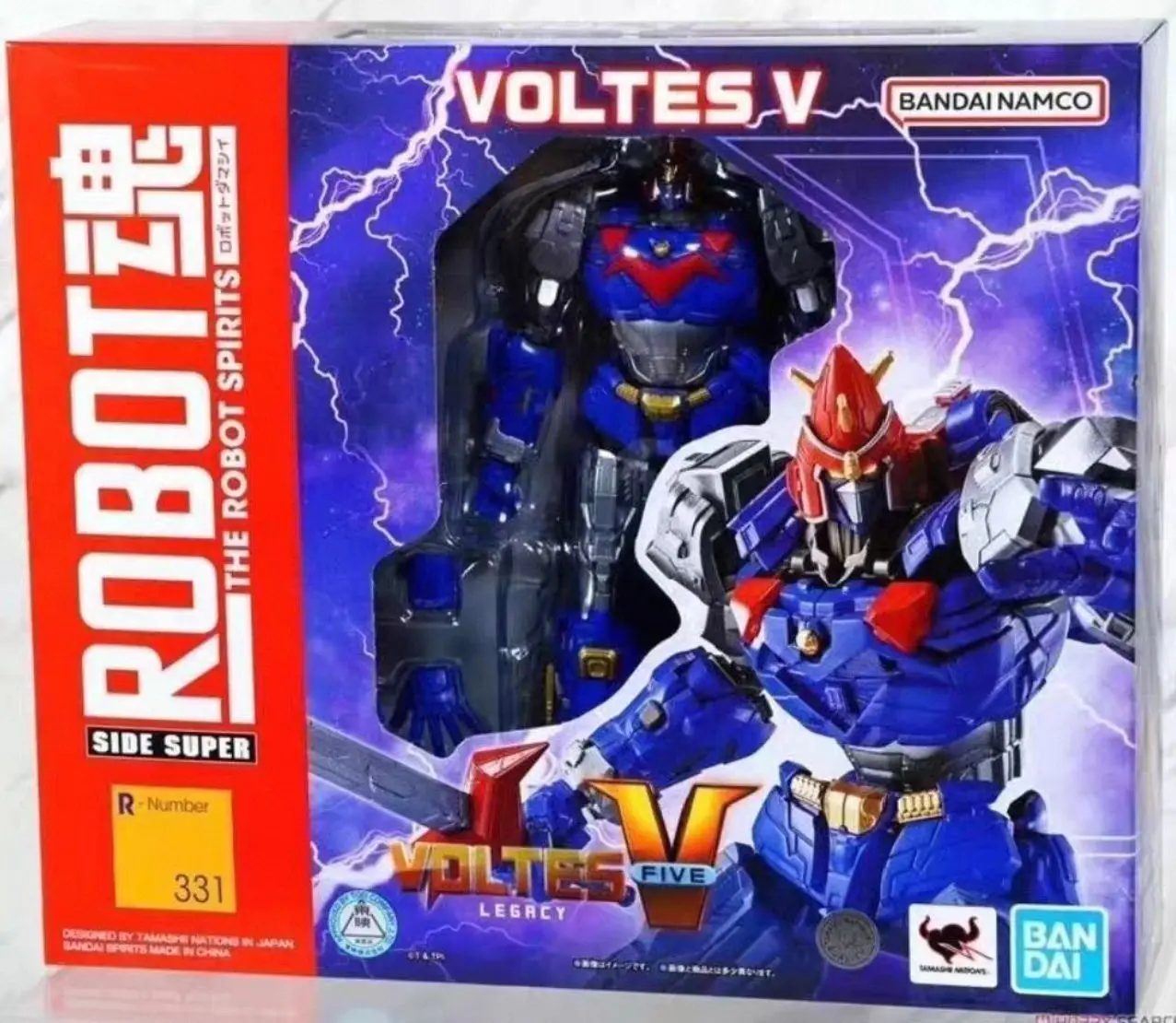 Bandai THE ROBOT SIDE SUPER NUMBER 331 VOLTES V LEGRCY Anime full Action Assembly Figure Model original box Toy Gifts for kid
Bandai THE ROBOT SIDE SUPER NUMBER 331 VOLTES V LEGRCY Anime full Action Assembly Figure Model original box Toy Gifts for kid