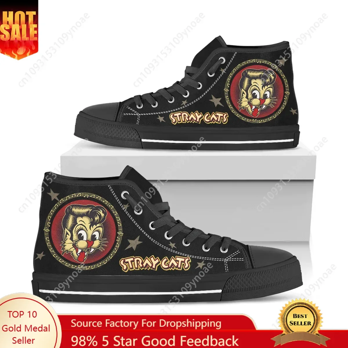 STRAY CATS High Top Sneakers Mens Womens Teenager Casual Shoes Canvas Running Shoes Cosplay Breathable Lightweight shoe
STRAY CATS High Top Sneakers Mens Womens Teenager Casual Shoes Canvas Running Shoes Cosplay Breathable Lightweight shoe