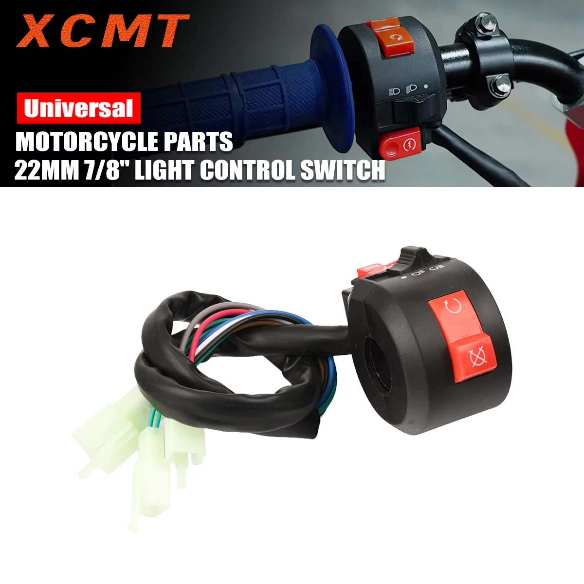 Multi Function Switch For Start/horn/light Off Universal ATV Fits 22mm 7/8" Handlebar For 50cc 70cc 90cc 110cc 150cc 250cc
Multi Function Switch For Start/horn/light Off Universal ATV Fits 22mm 7/8" Handlebar For 50cc 70cc 90cc 110cc 150cc 250cc