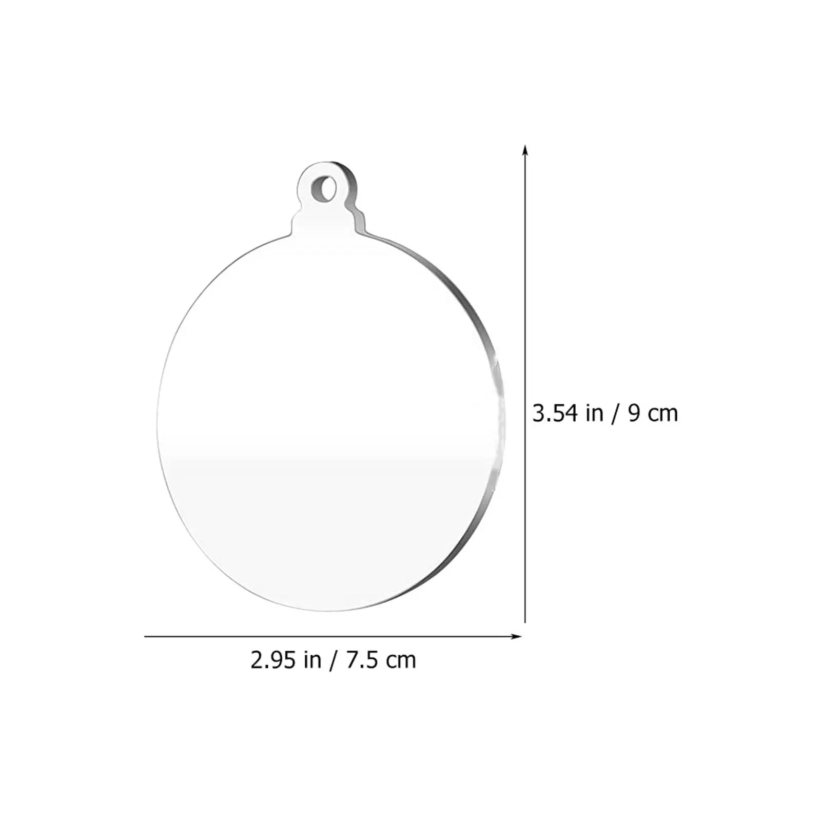 20pcs White Acrylic Christmas naments Round Xmas Tree Pendants Decor 7 5cm DIY Party Holiday Gifts Christmas Tree Decorations 
20pcs White Acrylic Christmas naments Round Xmas Tree Pendants Decor 7 5cm DIY Party Holiday Gifts Christmas Tree Decorations