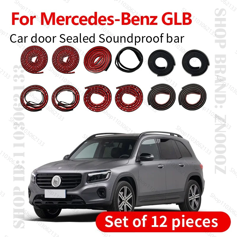 For Mercedes-Benz GLB Car Door Seal Strip Rubber Double Layer Sealing Protector Soundproof Strip Dustproof Seal Strip 12PCS Set
For Mercedes-Benz GLB Car Door Seal Strip Rubber Double Layer Sealing Protector Soundproof Strip Dustproof Seal Strip 12PCS Set