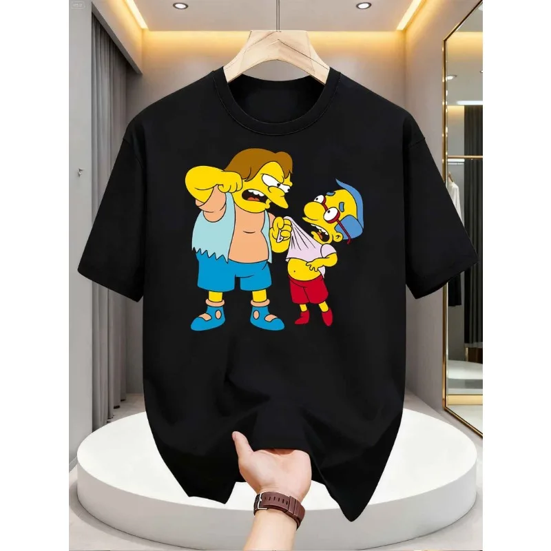 Мужская уличная футболка The Simpsons 2025 года, толстовка с лучшим подарком и принтом «Гомер», новая модная футболка из 100% хлопка с принтом
Мужская уличная футболка The Simpsons 2025 года, толстовка с лучшим подарком и принтом «Гомер», новая модная футболка из 100% хлопка с принтом