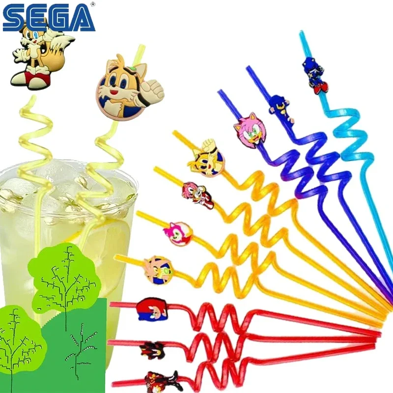SEGA 10pcs Anime Character Sonic The Hedgehog Reusable Straw Party Decoration, Holiday Gifts, Children's Birthday Party Supplies
SEGA 10pcs Anime Character Sonic The Hedgehog Reusable Straw Party Decoration, Holiday Gifts, Children's Birthday Party Supplies