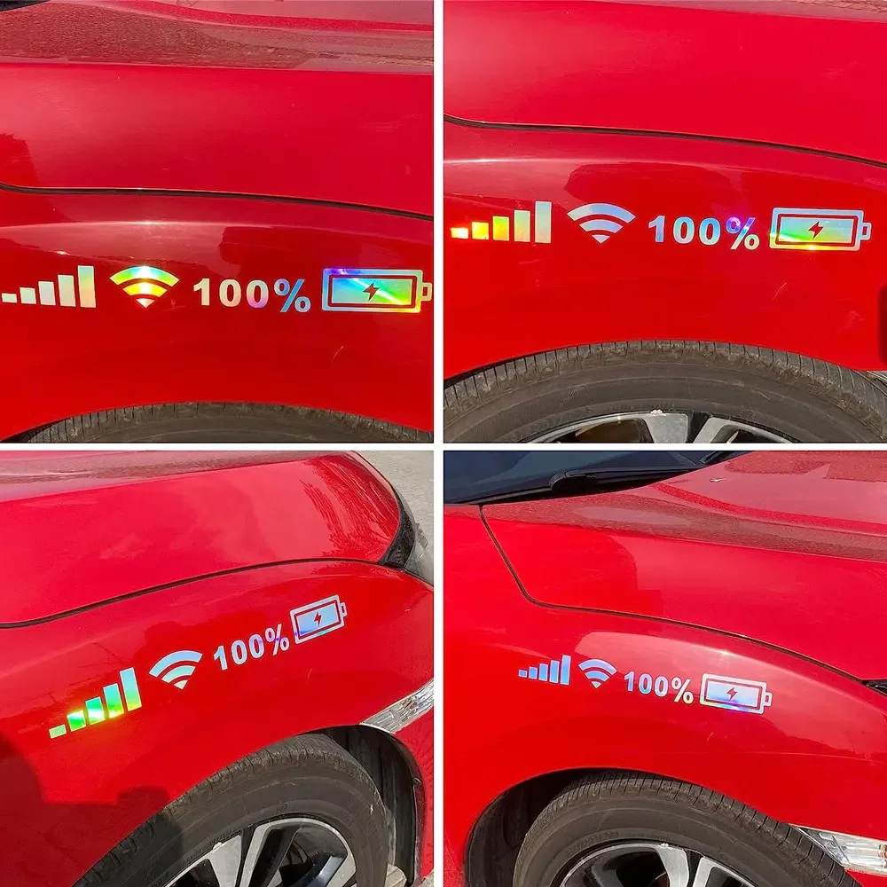 Car Stickers WiFi Battery Level Signal Auto Vinyl Reflective Sticker Decals Vehicle Exterior Decor Car Accessories 26/35cm
Car Stickers WiFi Battery Level Signal Auto Vinyl Reflective Sticker Decals Vehicle Exterior Decor Car Accessories 26/35cm