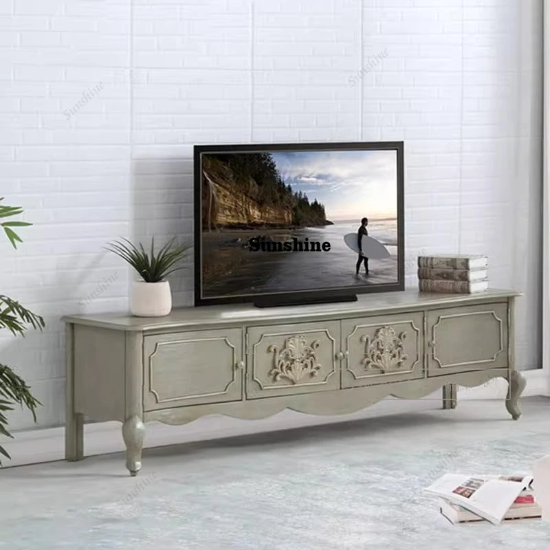 American rural solid wood old TV cabinet pastoral storage floor cabinet
American rural solid wood old TV cabinet pastoral storage floor cabinet