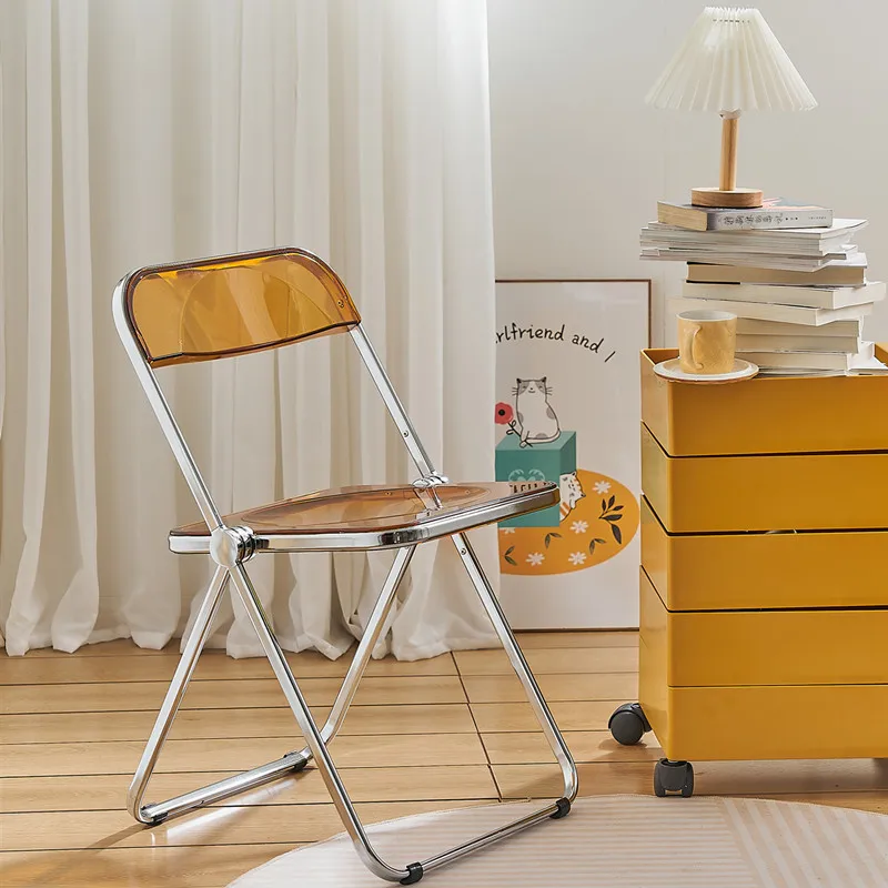 Transparent Acrylic Home Dining Chair Creative Negotiation Chair Nordic Clothing Store Transparent Plastic Folding Chair
Transparent Acrylic Home Dining Chair Creative Negotiation Chair Nordic Clothing Store Transparent Plastic Folding Chair