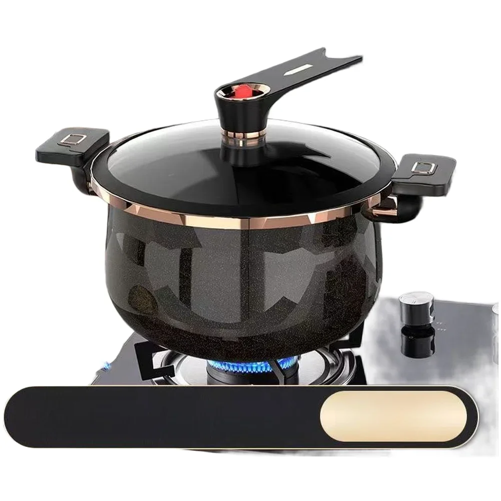 Enamel Cast Iron Pot Cookware Glass Lid Cookware Enamel Soup Pot Enamel Coating Pressure Sealing Pressure Release Button
Enamel Cast Iron Pot Cookware Glass Lid Cookware Enamel Soup Pot Enamel Coating Pressure Sealing Pressure Release Button