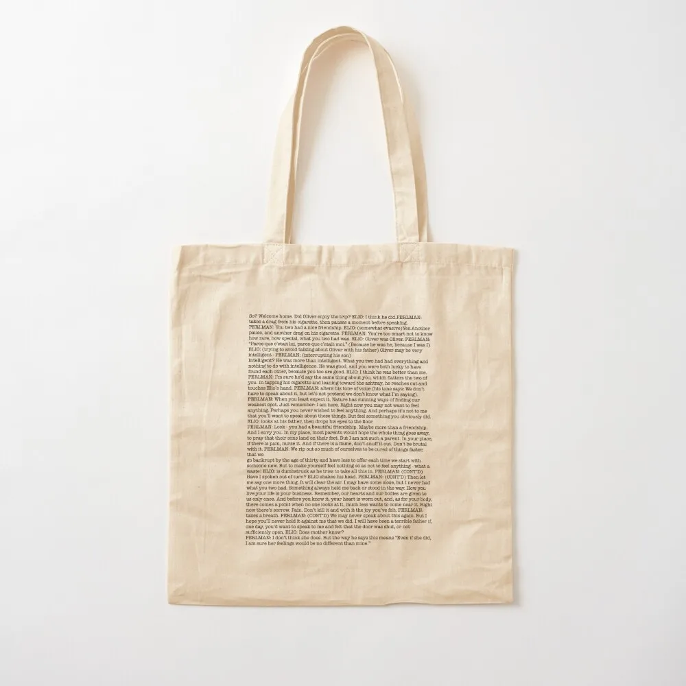 Dad’s Monologue From Call Me By Your Name Tote Bag Fabric bag Eco bag Handbags women Women's shopping
Dad’s Monologue From Call Me By Your Name Tote Bag Fabric bag Eco bag Handbags women Women's shopping