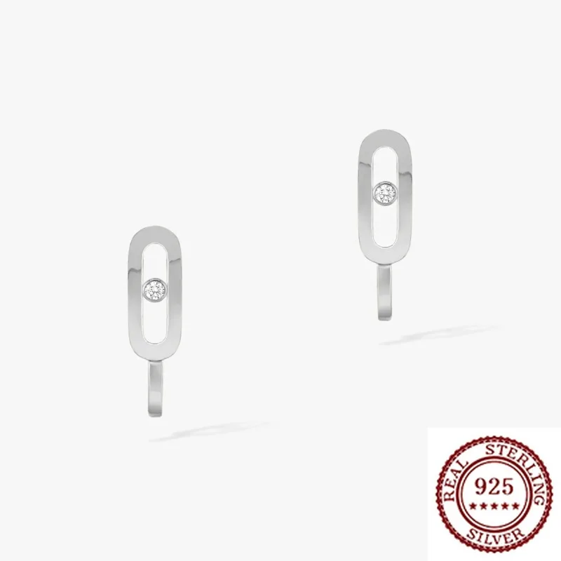 S925 Pure Silver Light Luxury Fashionable High-quality Earrings Daily Accessories, Suitable for Women's Parties
S925 Pure Silver Light Luxury Fashionable High-quality Earrings Daily Accessories, Suitable for Women's Parties