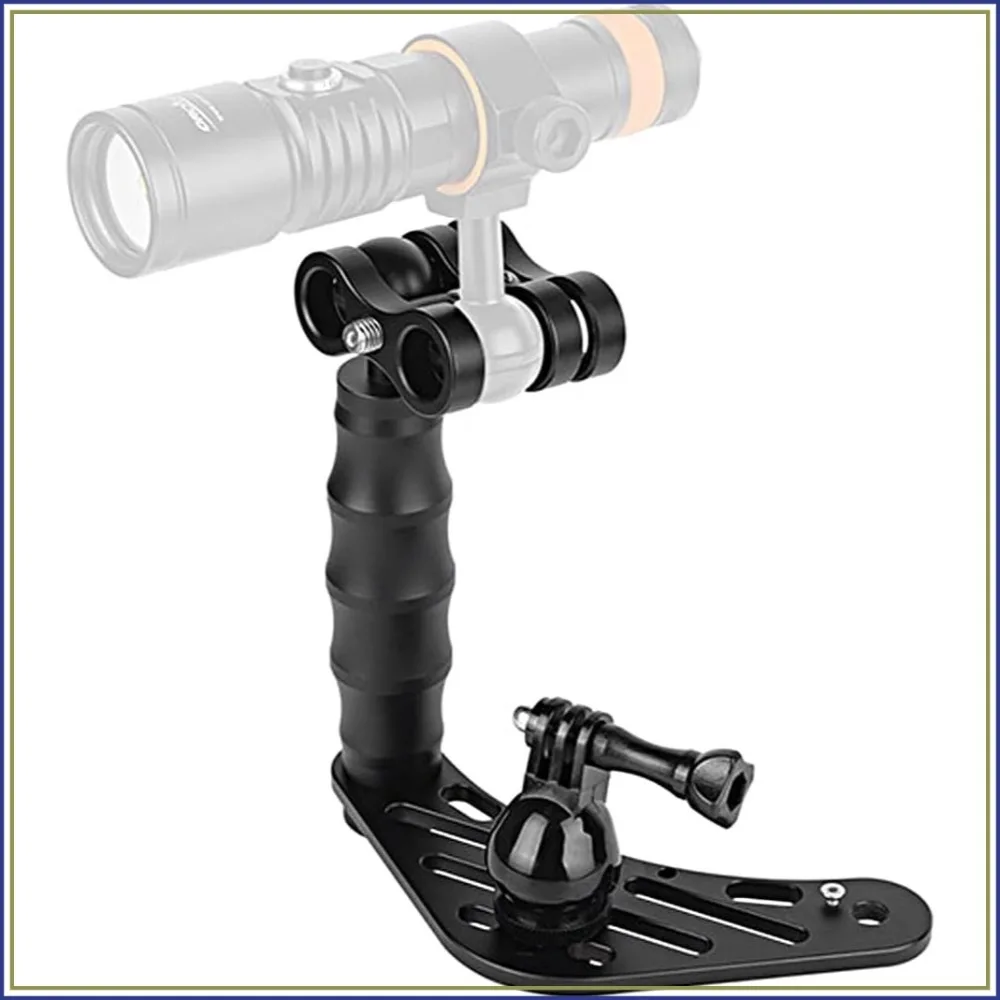 Underwater Camera Tray Kit for GoPro, Universal Waterproof Housing Handheld Grip Video Stabilizer Holder for Underwater Photography
Underwater Camera Tray Kit for GoPro, Universal Waterproof Housing Handheld Grip Video Stabilizer Holder for Underwater Photography
