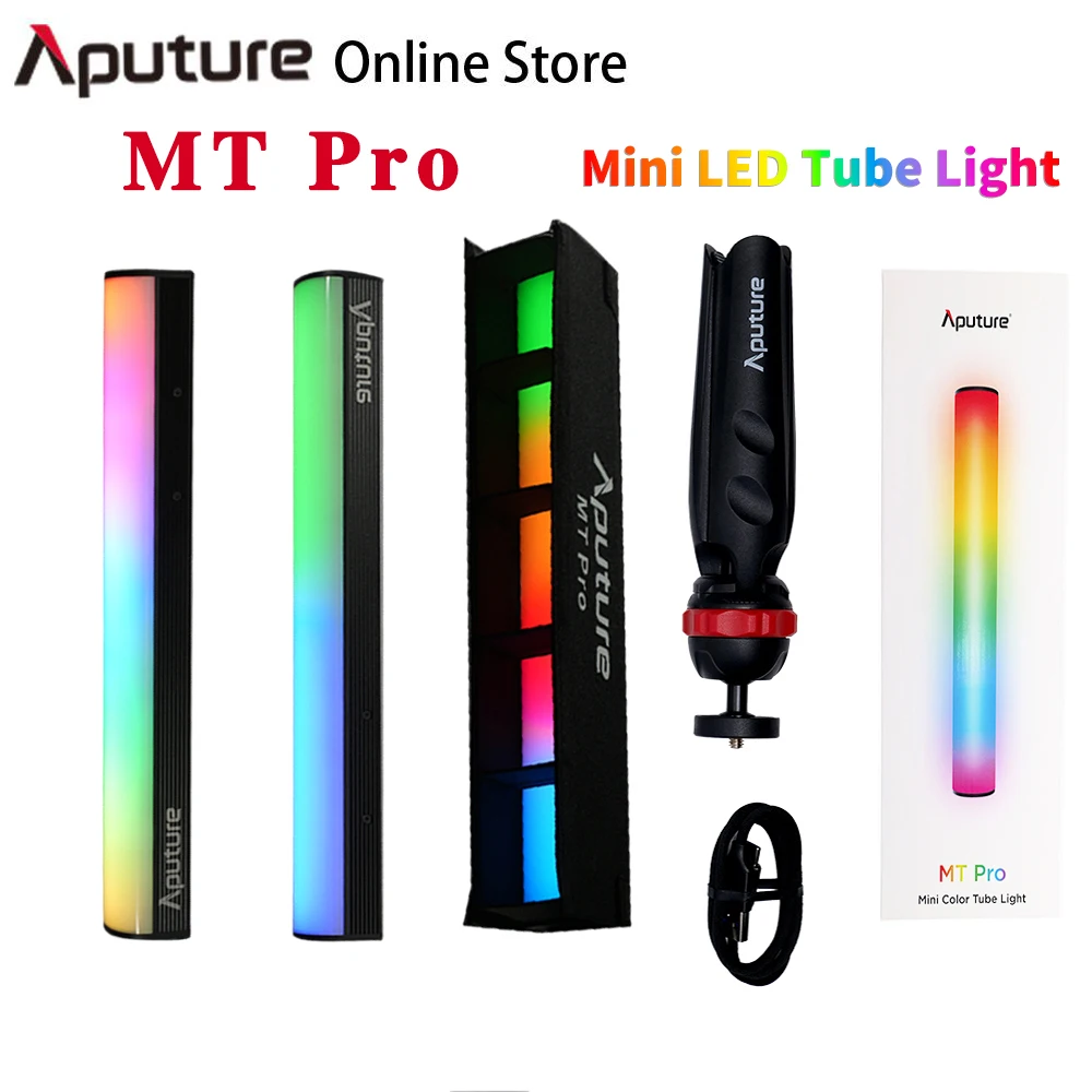 Aputure MT PRO RGB LED Video Light Handheld Light 36 Pixels Magnetic Attraction Light Stick for Studio/Photography/Youtube/Video
Aputure MT PRO RGB LED Video Light Handheld Light 36 Pixels Magnetic Attraction Light Stick for Studio/Photography/Youtube/Video
