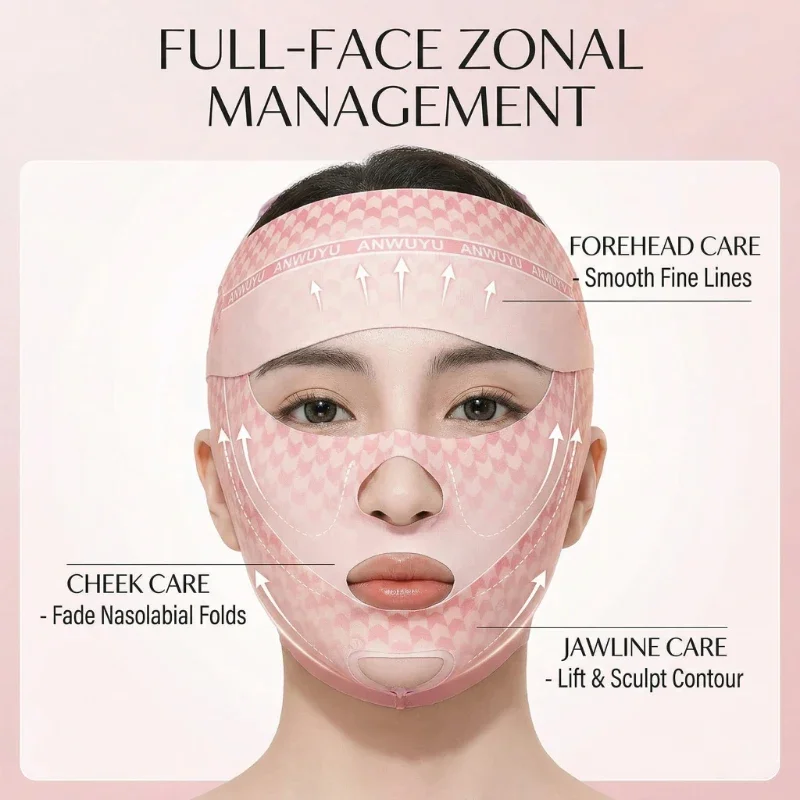 Бандаж для лица Sleep Face V Shaper: комфортный корректор двойного подбородка, массажная повязка для лифтинга и улучшения внешнего вида
Бандаж для лица Sleep Face V Shaper: комфортный корректор двойного подбородка, массажная повязка для лифтинга и улучшения внешнего вида
