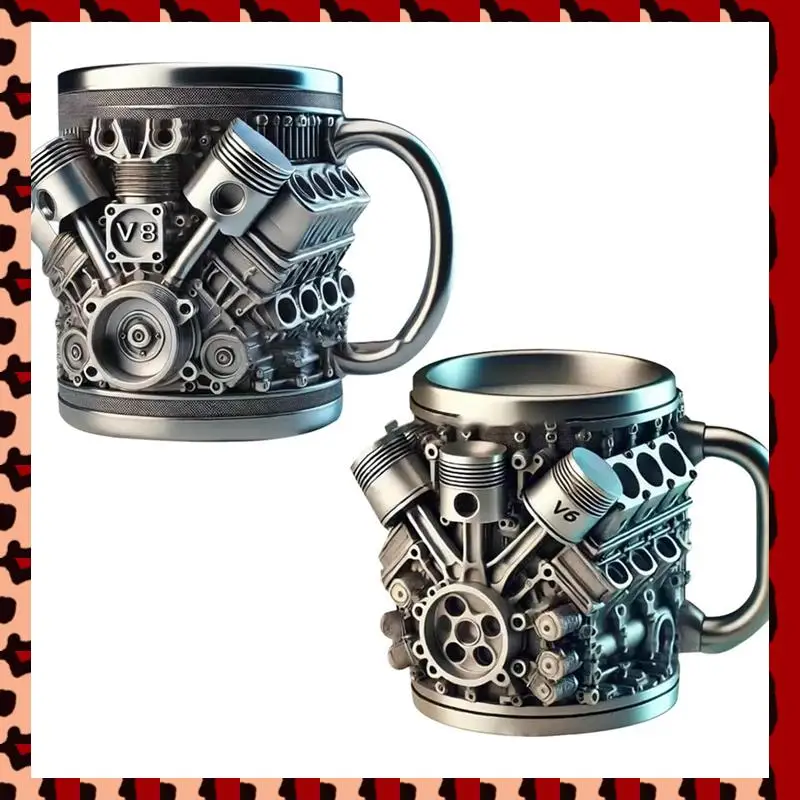 A72P Unique 2PCS Car Motor Engine Design Coffee Mugs, V6 & V8, With Insulated Handles For Gifts
A72P Unique 2PCS Car Motor Engine Design Coffee Mugs, V6 & V8, With Insulated Handles For Gifts