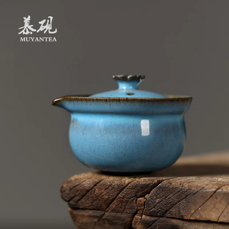 Mutaoy Japanese-Style Handmade Tea, Longquan Celadon Ceramic , Rustic Tery Kung Fu Tea Set, With Handle, Single
Mutaoy Japanese-Style Handmade Tea, Longquan Celadon Ceramic , Rustic Tery Kung Fu Tea Set, With Handle, Single