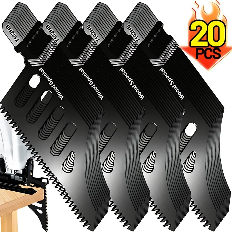 20/1PCS Jigsaw Blades Heavy Duty T-Shank Wood Aluminum Cutting Coarse Teeth Precision Tight Spaces Tools Replaceable Cut Tools
20/1PCS Jigsaw Blades Heavy Duty T-Shank Wood Aluminum Cutting Coarse Teeth Precision Tight Spaces Tools Replaceable Cut Tools
