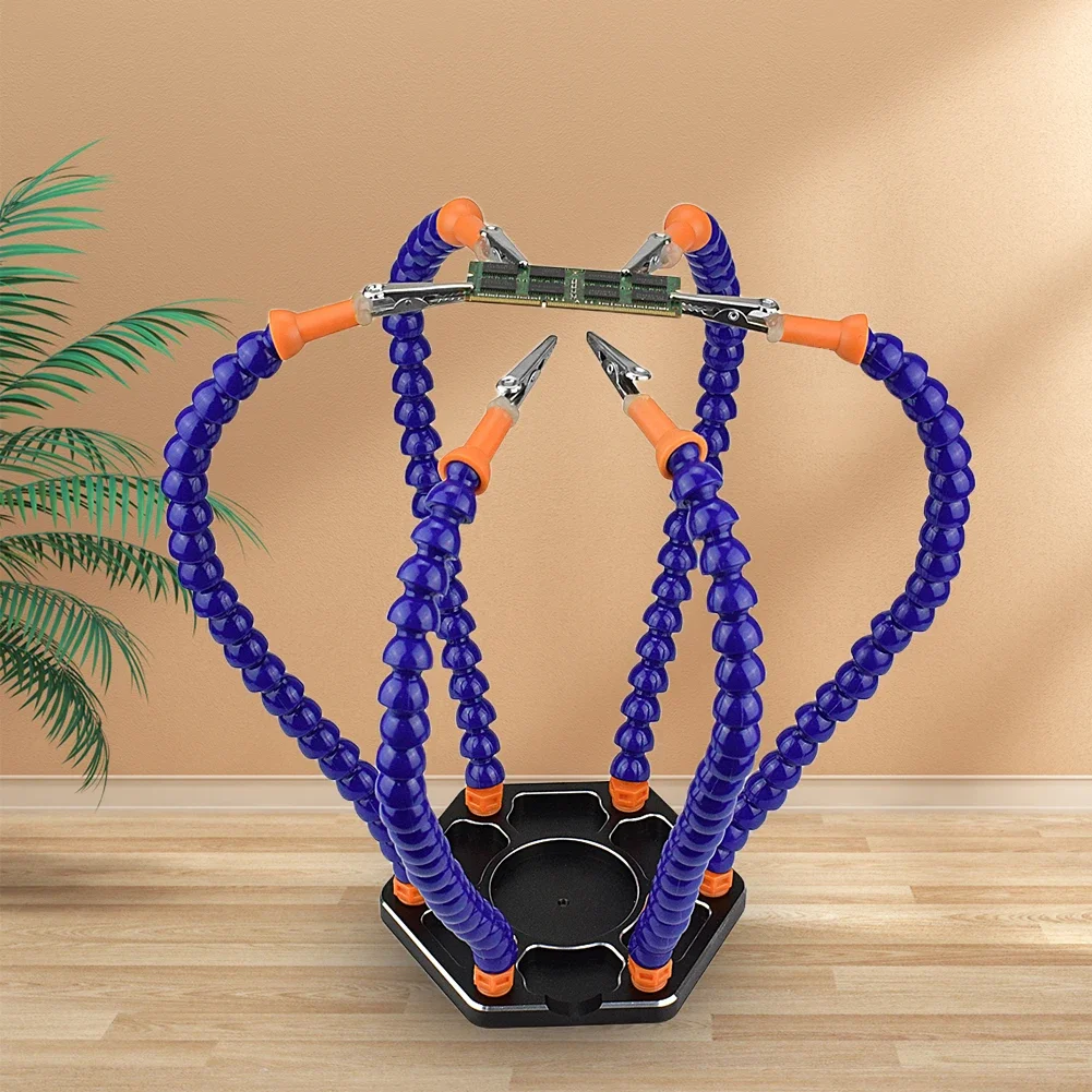 Flexible Arms Clip Arm Soldering Helping Hands Desk Clip PCB Soldering Holder 3X Magnifier with LED Welding Third Hand Tool
Flexible Arms Clip Arm Soldering Helping Hands Desk Clip PCB Soldering Holder 3X Magnifier with LED Welding Third Hand Tool