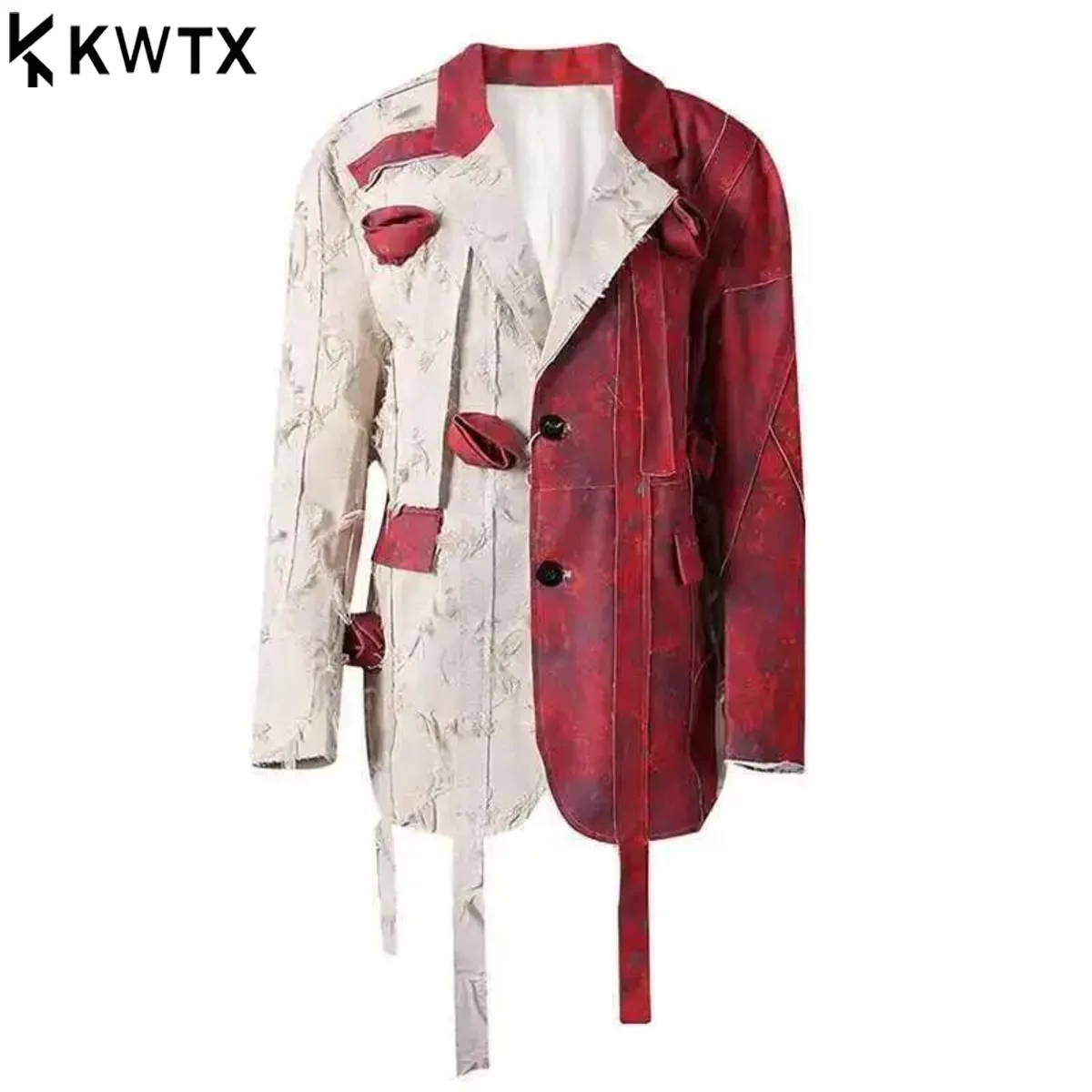 KWTX 2025 женский бежевый цветочный цветной блок ленты большой размер пиджак новая куртка с длинными рукавами с лацканами модная весна осень
KWTX 2025 женский бежевый цветочный цветной блок ленты большой размер пиджак новая куртка с длинными рукавами с лацканами модная весна осень