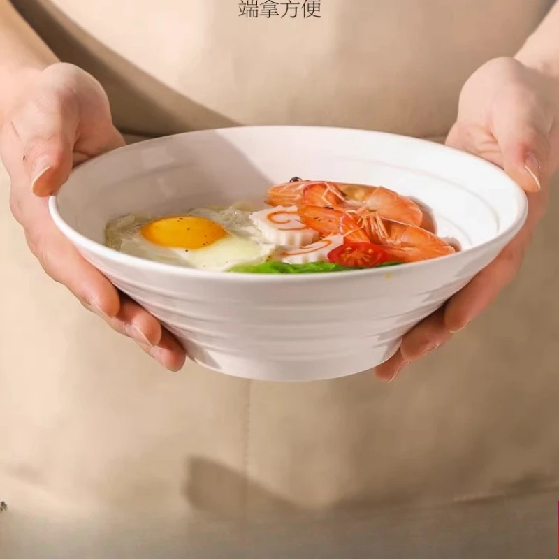 LMM household high-end hat soup noodle ceramic large bowl to eat noodle bowl
LMM household high-end hat soup noodle ceramic large bowl to eat noodle bowl