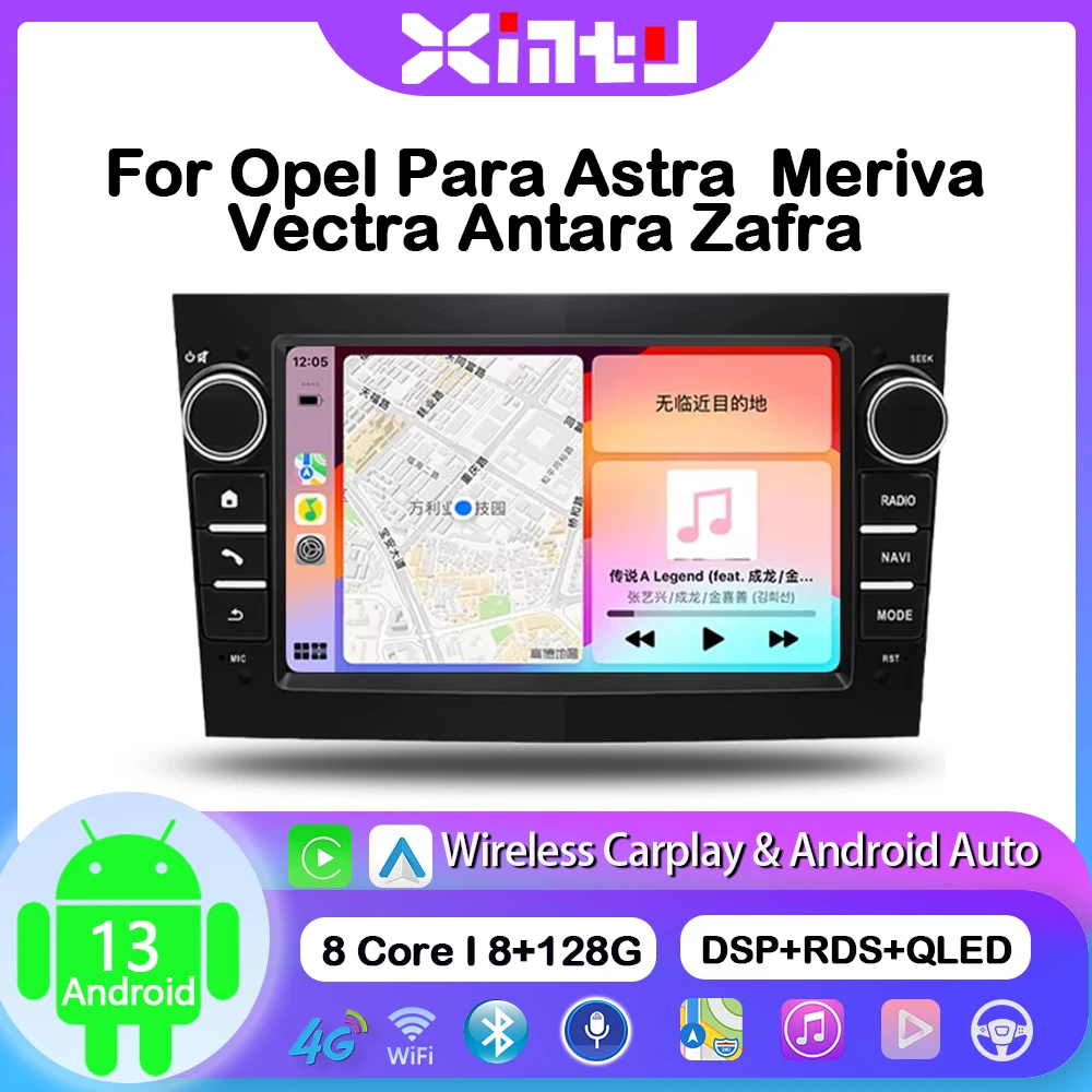 Xintu 7" 2Din Car Multimedia player For Opel Vauxhall Astra Antara Meriva Vivaro Combo Signum Vectra Corsa Wireless Carplay GPS
Xintu 7" 2Din Car Multimedia player For Opel Vauxhall Astra Antara Meriva Vivaro Combo Signum Vectra Corsa Wireless Carplay GPS