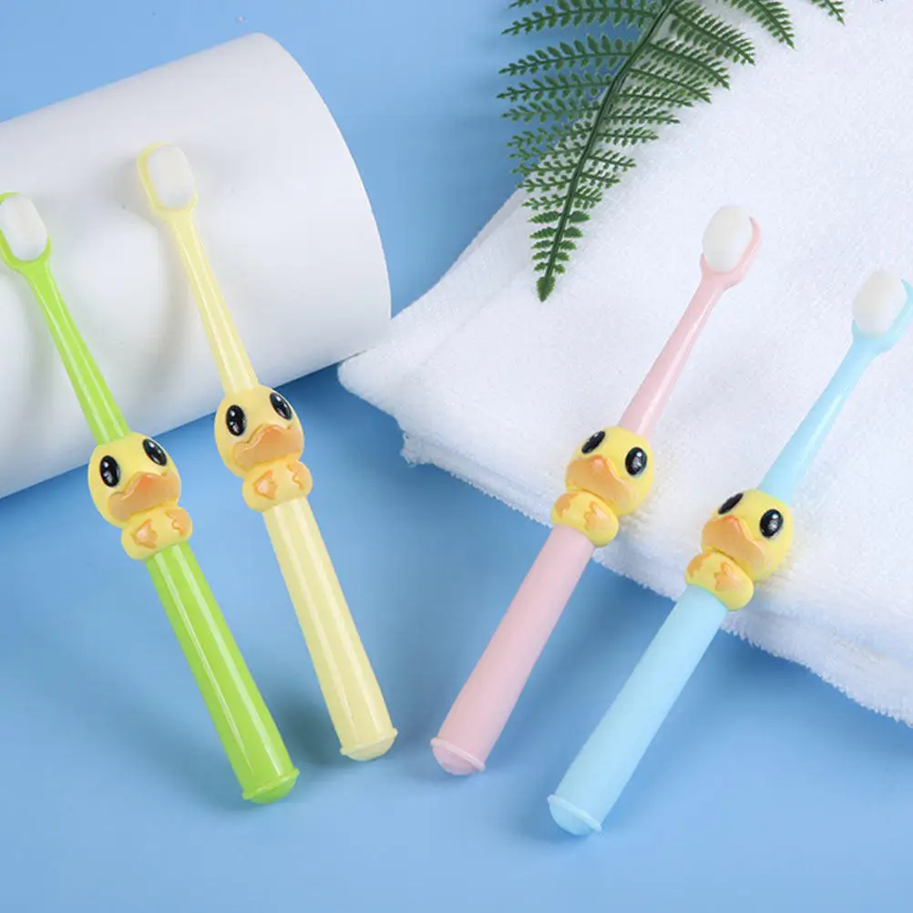 4Pcs Kids Toothbrush Set Cartoon Design Soft Bristle Children Oral Care Brush for Toddlers and Young Kids Teeth Cleaning Tool
4Pcs Kids Toothbrush Set Cartoon Design Soft Bristle Children Oral Care Brush for Toddlers and Young Kids Teeth Cleaning Tool