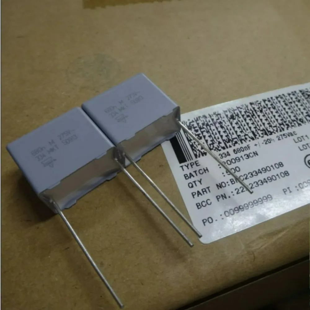 10pcs/lot MKT 0.68uf 275vAC 680nf u68 684 M Brand New 15mm Film Capacitor BFC233490108
10pcs/lot MKT 0.68uf 275vAC 680nf u68 684 M Brand New 15mm Film Capacitor BFC233490108