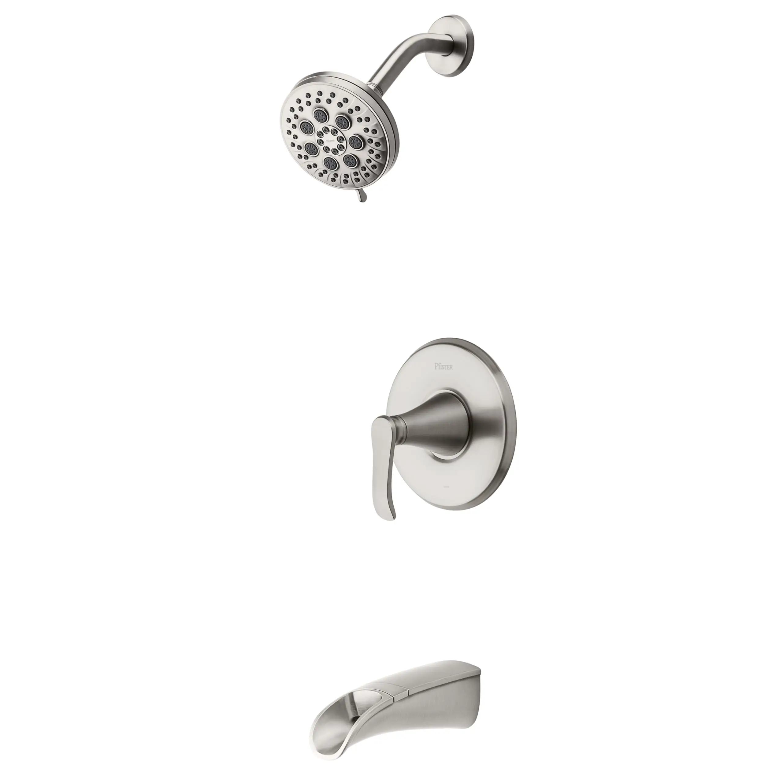 1-Handle Tub And Shower Faucet With Adjustable Spray Width Brushed Nickel
1-Handle Tub And Shower Faucet With Adjustable Spray Width Brushed Nickel