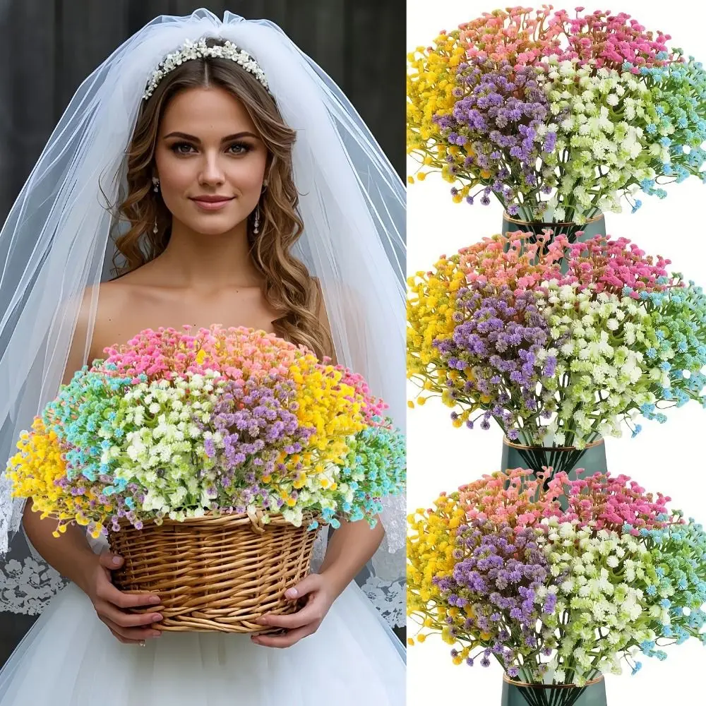 10 Bunch Plastic Artificial Flowers Gypsophila 29cm 7 Colors DIY Fake Flowers Bouquet Garden Wedding Decoration
10 Bunch Plastic Artificial Flowers Gypsophila 29cm 7 Colors DIY Fake Flowers Bouquet Garden Wedding Decoration