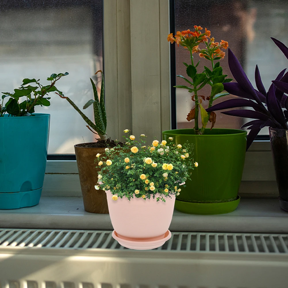Root Control Flowerpots 5 Sets Pink Small Pots Plants Indoor Breathing Drainage Smooth Plastic Gardening Decor Balcony
Root Control Flowerpots 5 Sets Pink Small Pots Plants Indoor Breathing Drainage Smooth Plastic Gardening Decor Balcony