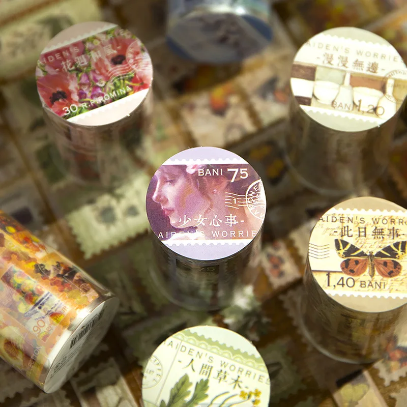 Vintage Plants Flower Planet Butterfly Masking Washi Tape Retro Stamp Decorative Adhesive Tape Scrapbooking Sticker Label
Vintage Plants Flower Planet Butterfly Masking Washi Tape Retro Stamp Decorative Adhesive Tape Scrapbooking Sticker Label