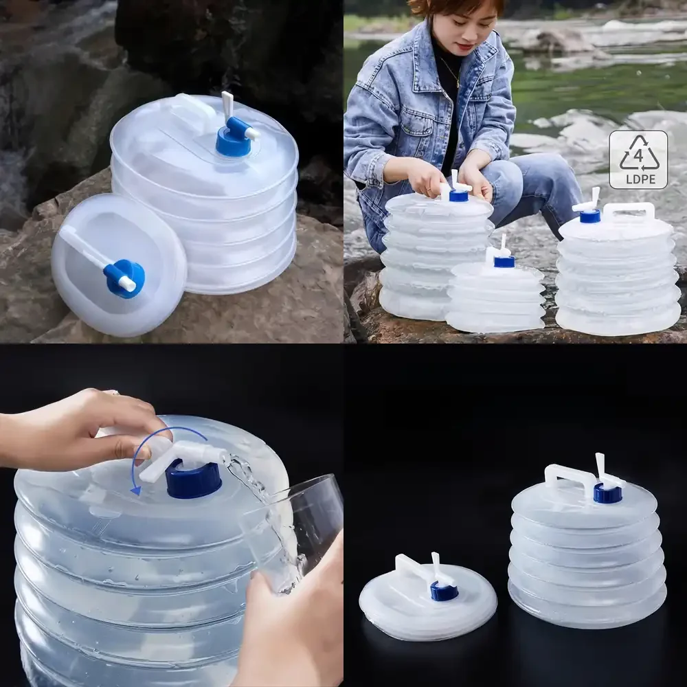WAP01 Foldable Compressible Portable Outdoor Water Bag Leakproof Drinking Container BPA Free for Camping Hiking Picnics
WAP01 Foldable Compressible Portable Outdoor Water Bag Leakproof Drinking Container BPA Free for Camping Hiking Picnics