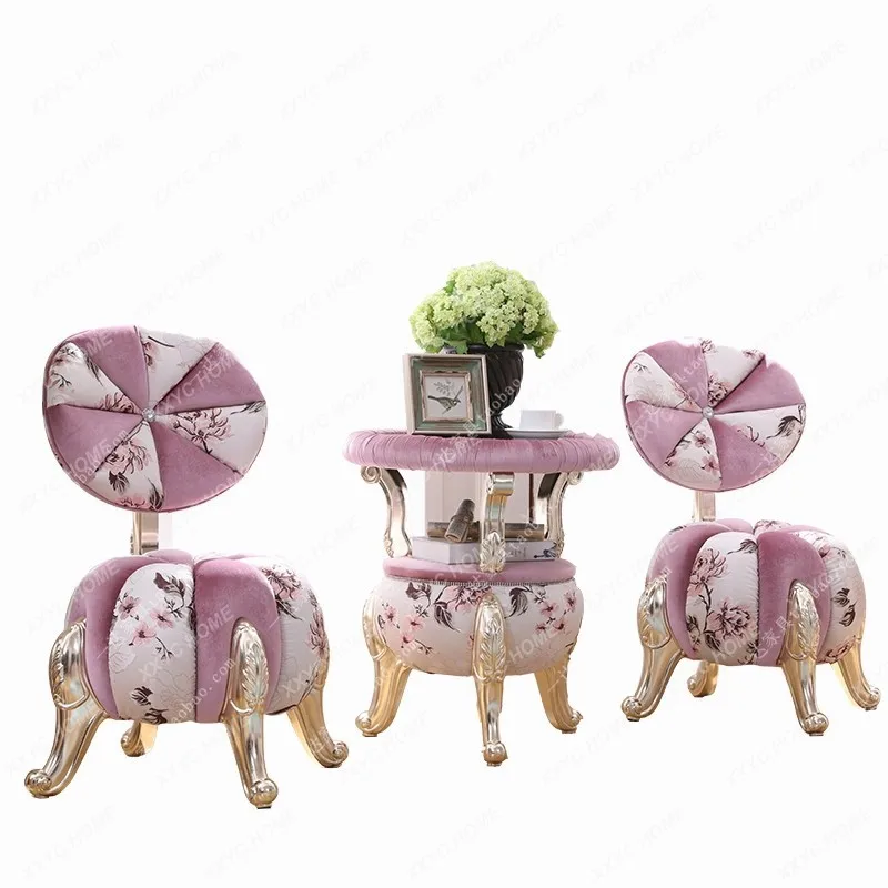 Bedroom Leisure Solid Wood Chair and Tea Table Three-Piece Set Shop Reception Table and Chair Set
Bedroom Leisure Solid Wood Chair and Tea Table Three-Piece Set Shop Reception Table and Chair Set