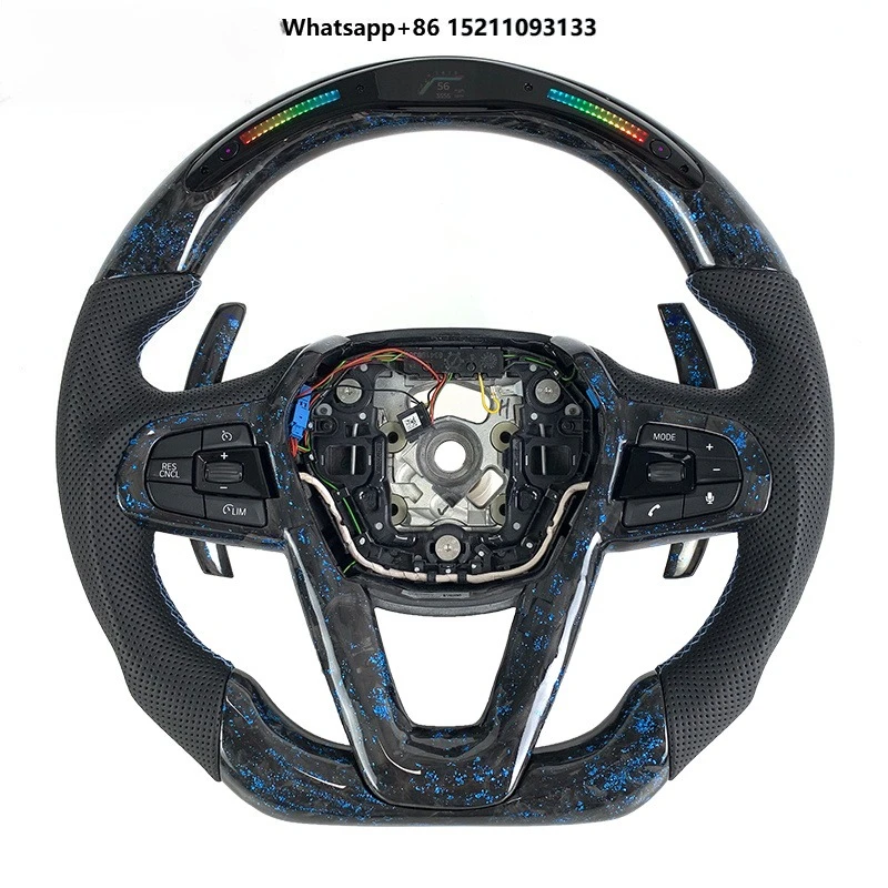 Series 5 series Sports Style Carbon Fiber Leather Steering Wheel Car Interior Universal Style
Series 5 series Sports Style Carbon Fiber Leather Steering Wheel Car Interior Universal Style