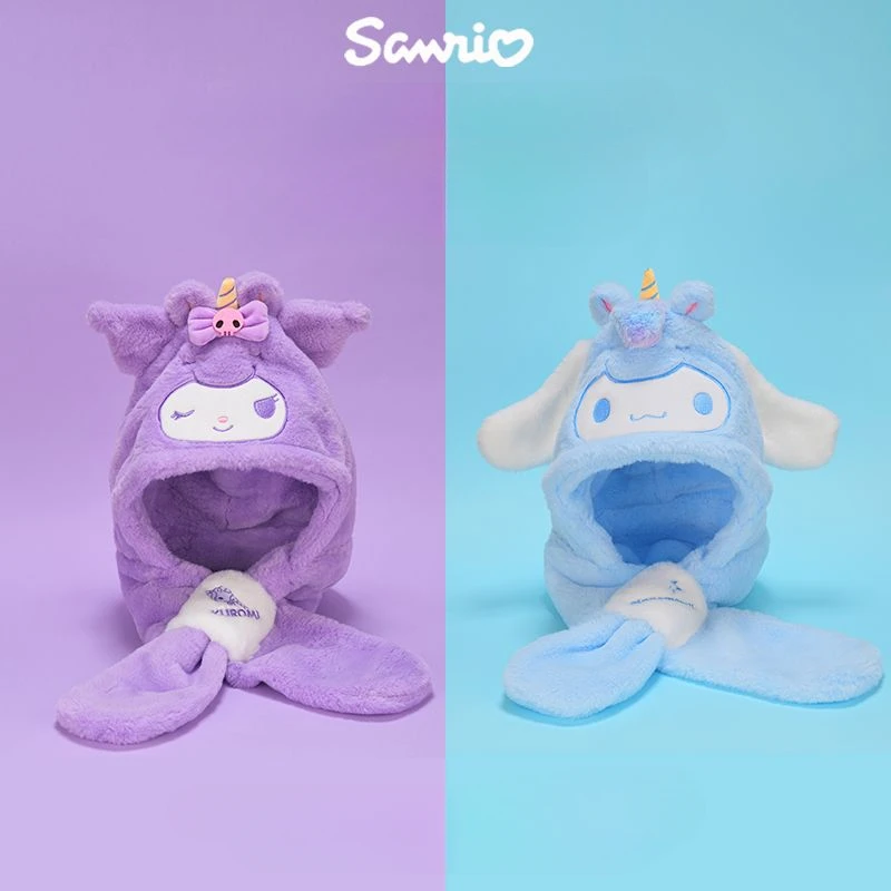 Sanrio Kulomi Hat Scarf One Hat Winter Children Warm and Cold Melody Two-piece Kindergarten
Sanrio Kulomi Hat Scarf One Hat Winter Children Warm and Cold Melody Two-piece Kindergarten