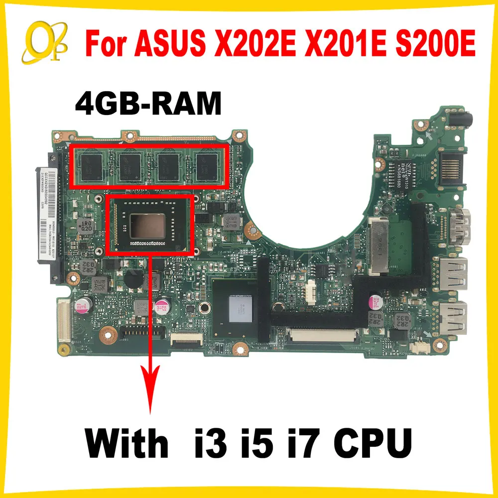 Материнская плата для ноутбука X202E Материнская плата ASUS X202E X201E S200E X201EP с процессором i3 i5 i7 4GB-RAM DDR3, полностью протестирована
Материнская плата для ноутбука X202E Материнская плата ASUS X202E X201E S200E X201EP с процессором i3 i5 i7 4GB-RAM DDR3, полностью протестирована