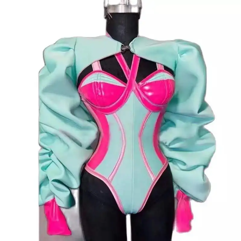 Women Pole Dance Clothing Bar Nightclub Dj Ds Gogo Dancer Costume Festival Outfit Stage Performance Wear Sexy Bodysuit
Women Pole Dance Clothing Bar Nightclub Dj Ds Gogo Dancer Costume Festival Outfit Stage Performance Wear Sexy Bodysuit