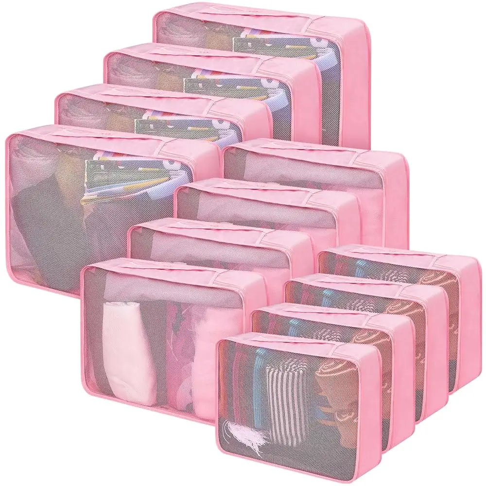 Free Shipping12 Pcs Packing Cubes for Suitcase Travel Luggage Bags Bulk Mesh Organizer Set for Hiking Camping Backpacking Cloth
Free Shipping12 Pcs Packing Cubes for Suitcase Travel Luggage Bags Bulk Mesh Organizer Set for Hiking Camping Backpacking Cloth