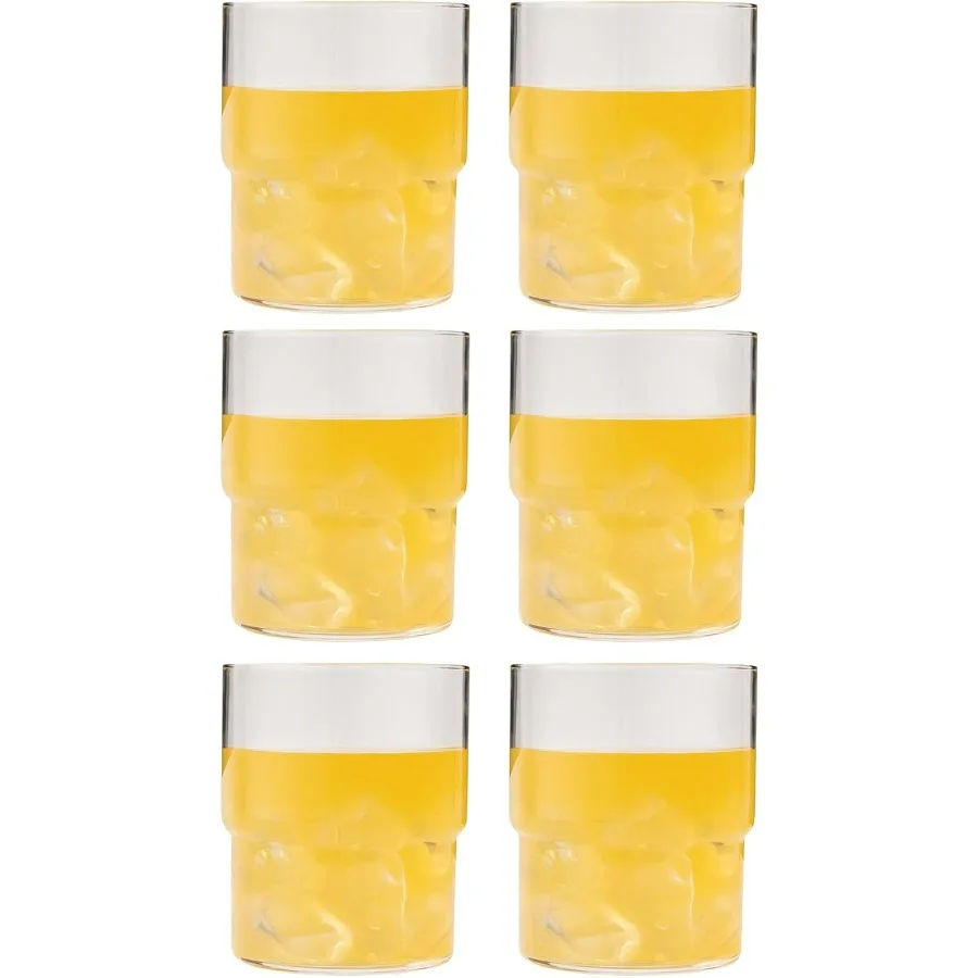 Элегантный набор из 6 стеклянных стаканов для столовой и развлечения, емкость 13,4 жидких унции, 390 мл, можно мыть в посудомоечной машине, созданная в Японии с предварительной очисткой
Элегантный набор из 6 стеклянных стаканов для столовой и развлечения, емкость 13,4 жидких унции, 390 мл, можно мыть в посудомоечной машине, созданная в Японии с предварительной очисткой