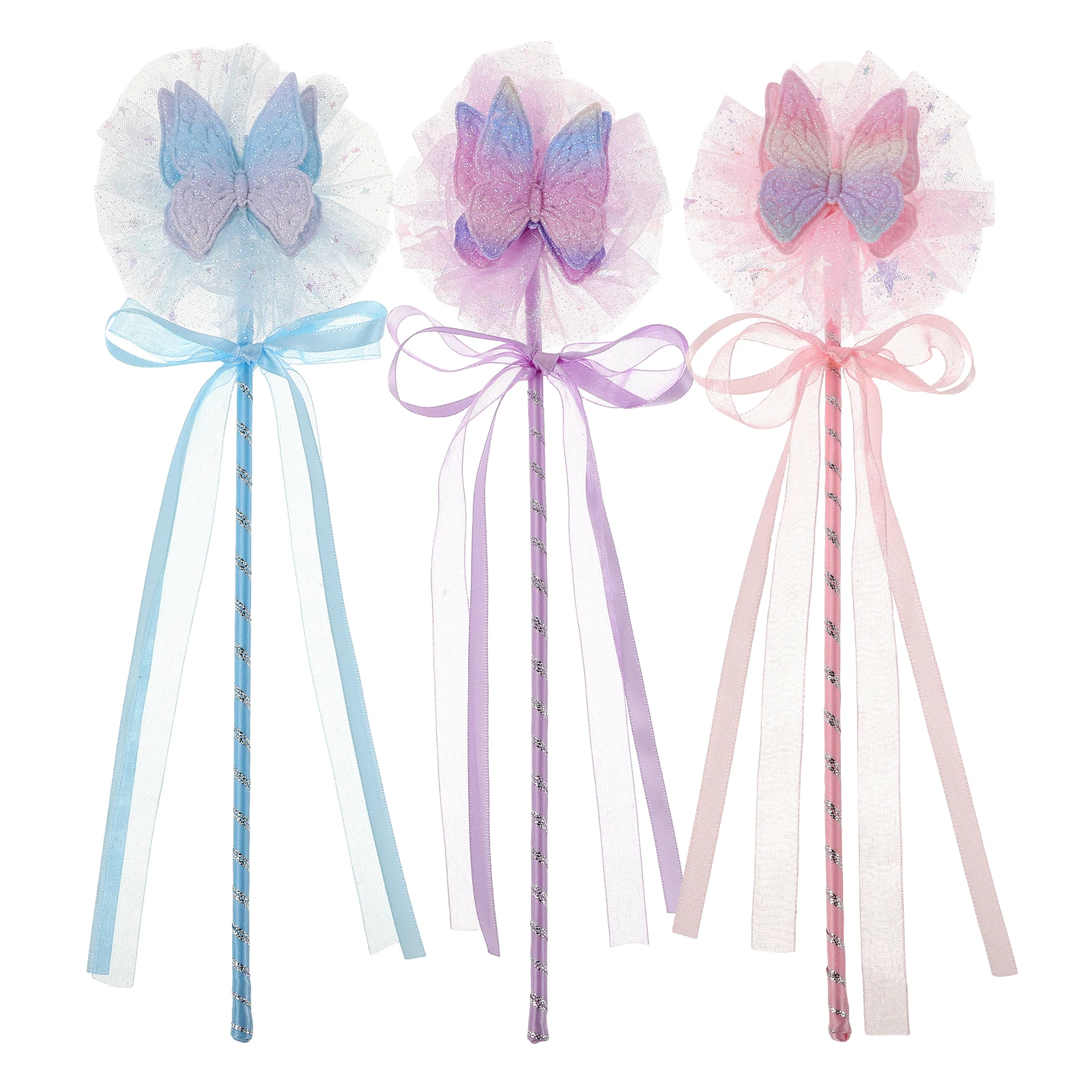 3pcs Bowknot Design s Playthings Princess Wands For Girls Decorative Fairy Sticks Fun Wand Party Favors Ice Snow
3pcs Bowknot Design s Playthings Princess Wands For Girls Decorative Fairy Sticks Fun Wand Party Favors Ice Snow