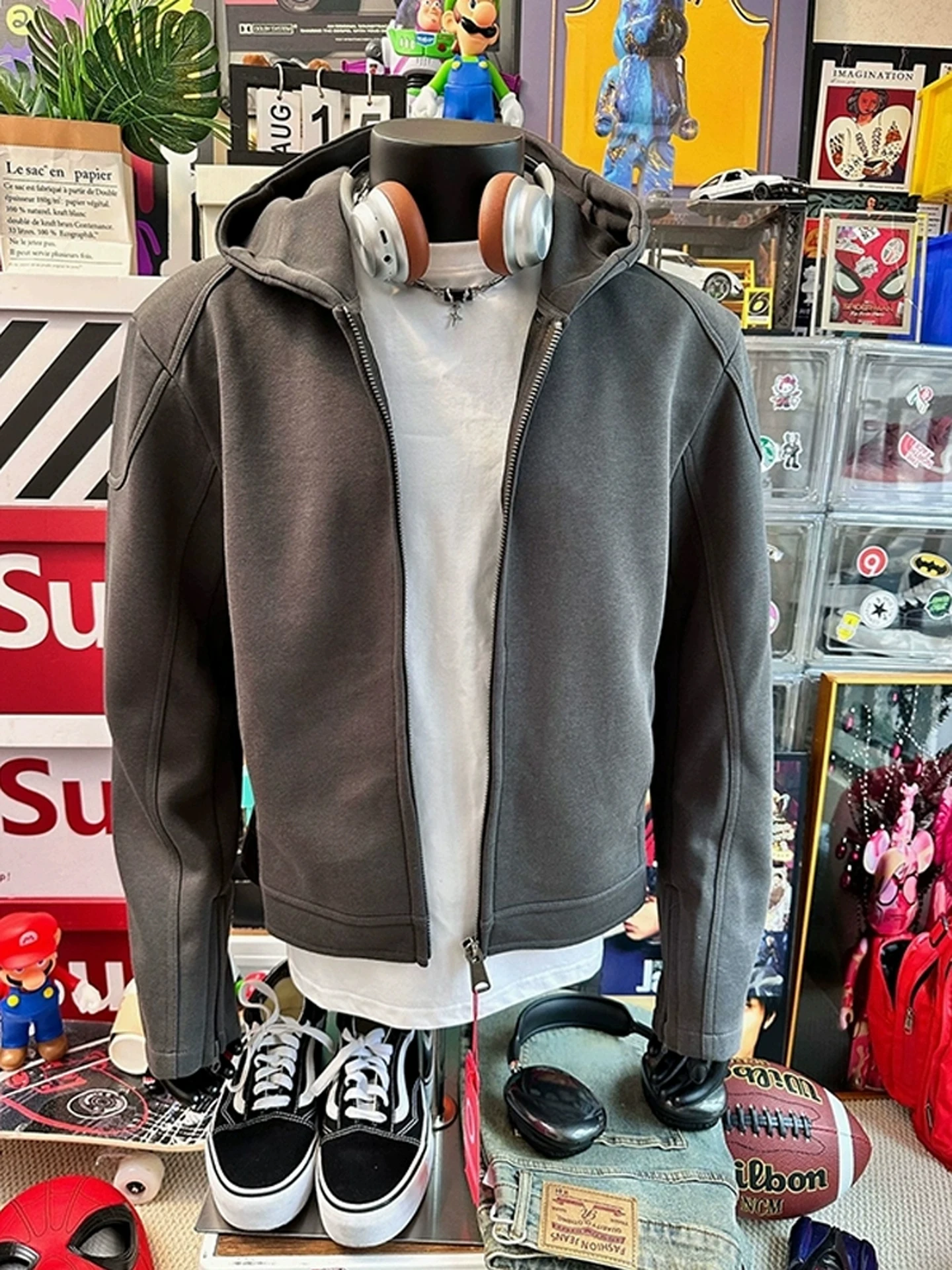 Мужская толстовка-кардиган Cleanfit American Style с капюшоном, свободного кроя, осенняя, модная, брендовая, в стиле мотоциклетной куртки
Мужская толстовка-кардиган Cleanfit American Style с капюшоном, свободного кроя, осенняя, модная, брендовая, в стиле мотоциклетной куртки