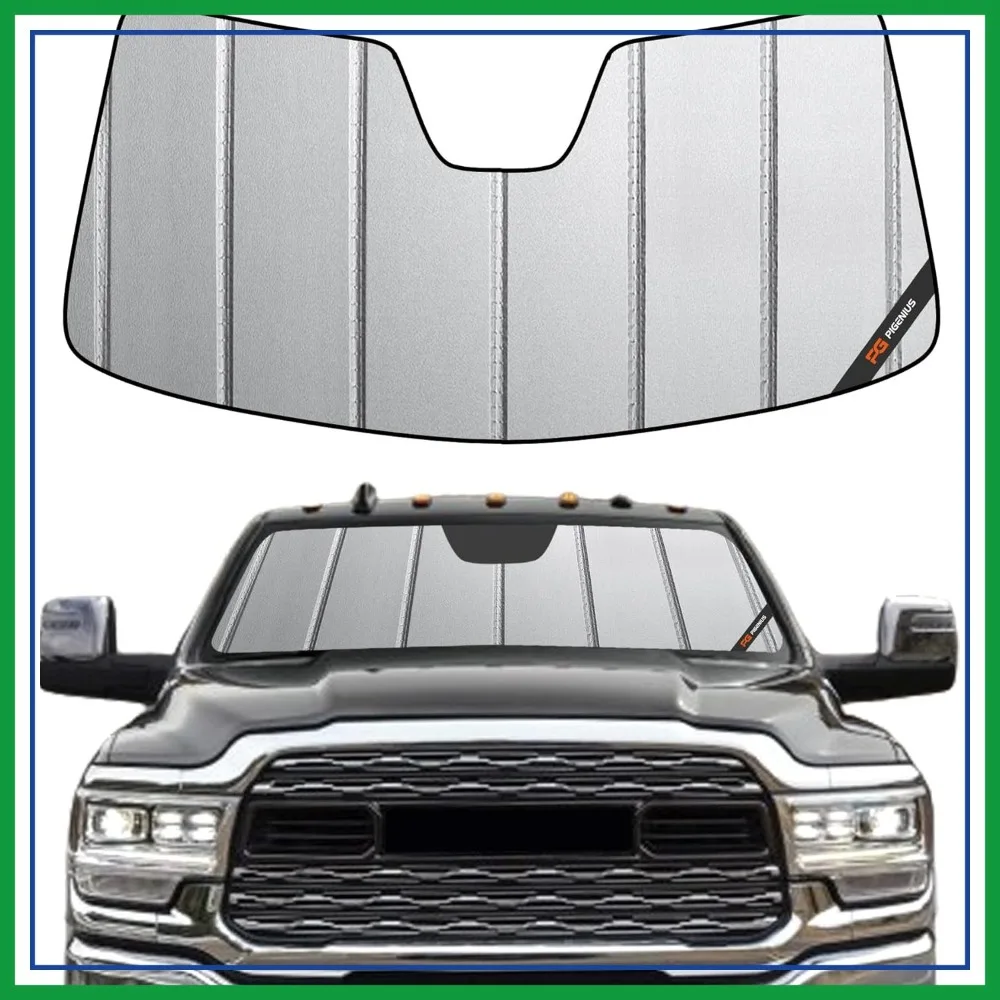 Windshield Sun Shade for Ram 2500/3500/4500/5500 2019-2024 with 5 Inch Wide Sensor Front Window Sunshade - Safeguard
Windshield Sun Shade for Ram 2500/3500/4500/5500 2019-2024 with 5 Inch Wide Sensor Front Window Sunshade - Safeguard