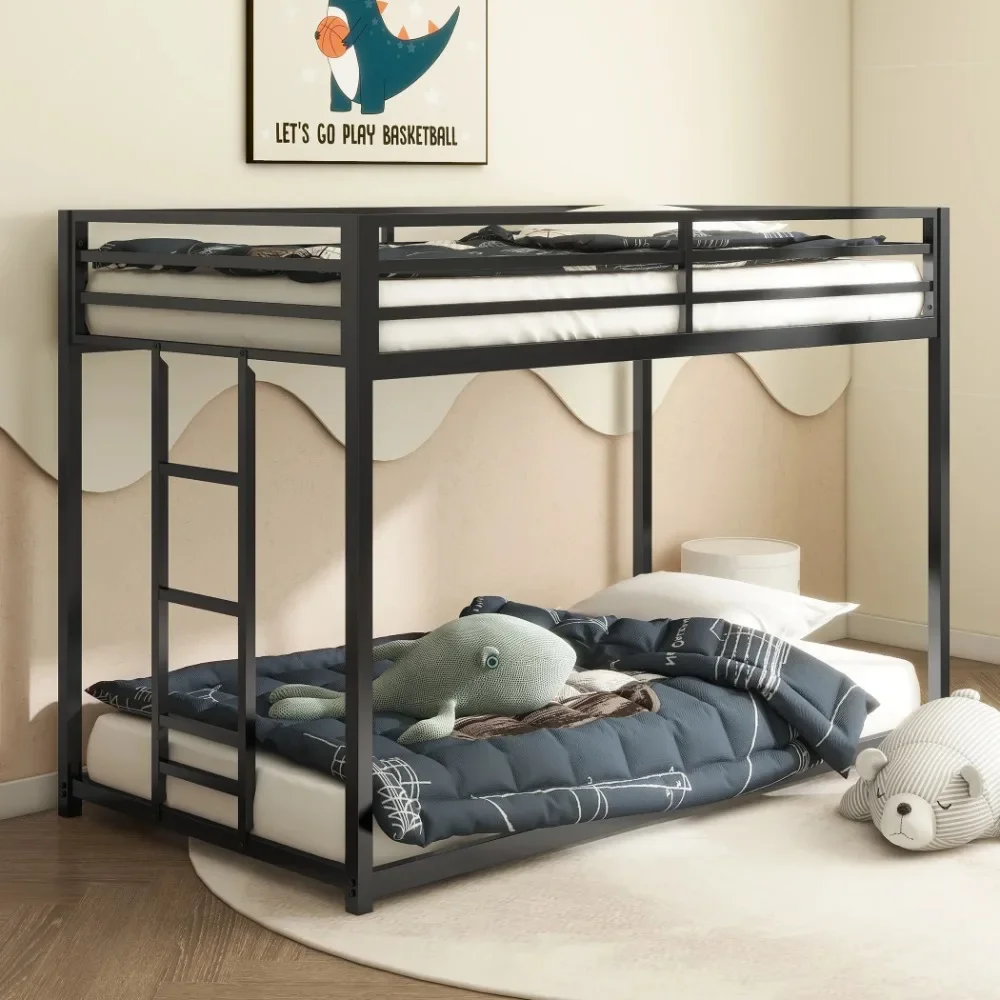 Bunk Bed Twin Over Twin, Steel Bunk Beds with Ladders, Heavy Duty Bed for Kids Adults, Space-Saving
Bunk Bed Twin Over Twin, Steel Bunk Beds with Ladders, Heavy Duty Bed for Kids Adults, Space-Saving