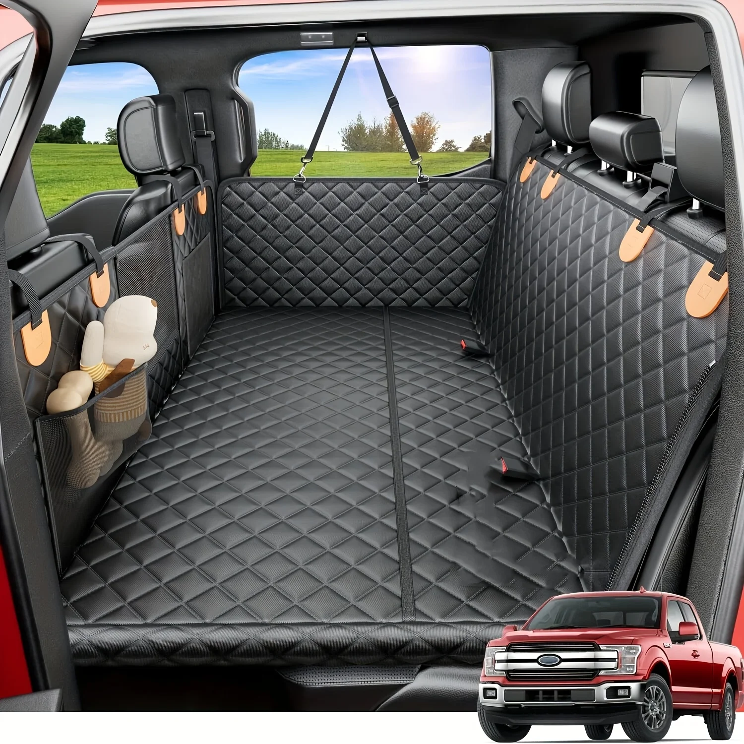 Dog Backseat Expander -Large Space, Dog Car Seat Cover Hard Bottom CanAccommodate 400 Pounds, Sturdy Dog Backseat Expander, Dog HammockCar Dog Lathe, SUV, Truck
Dog Backseat Expander -Large Space, Dog Car Seat Cover Hard Bottom CanAccommodate 400 Pounds, Sturdy Dog Backseat Expander, Dog HammockCar Dog Lathe, SUV, Truck