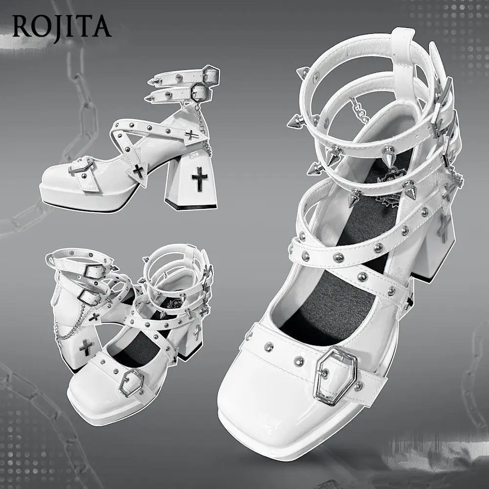 Lolita High Heels Platform Chain Punk Style Elegant Women's Shoes Y2K Subculture Girls Platform Women's Shoes
Lolita High Heels Platform Chain Punk Style Elegant Women's Shoes Y2K Subculture Girls Platform Women's Shoes