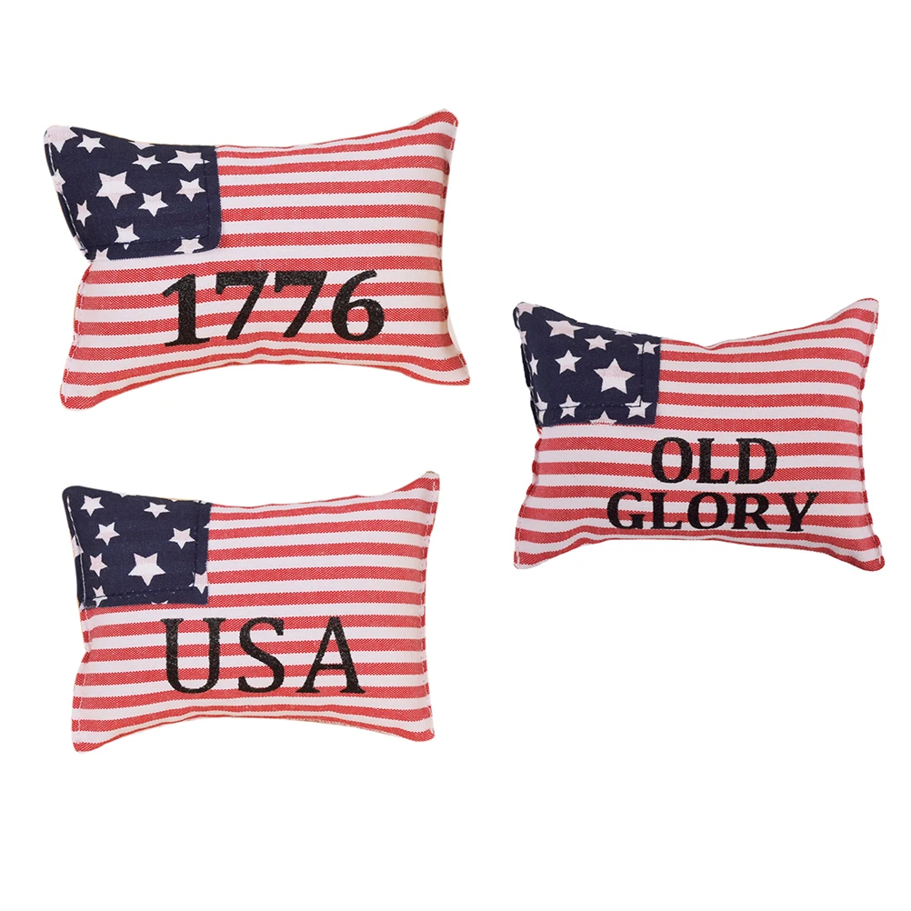 3 Pcs Mini Independence Day Desktop Ornament Pillows Decorative Fabric Tray Desk Independence Day Supplies Home Mini Pillow
3 Pcs Mini Independence Day Desktop Ornament Pillows Decorative Fabric Tray Desk Independence Day Supplies Home Mini Pillow