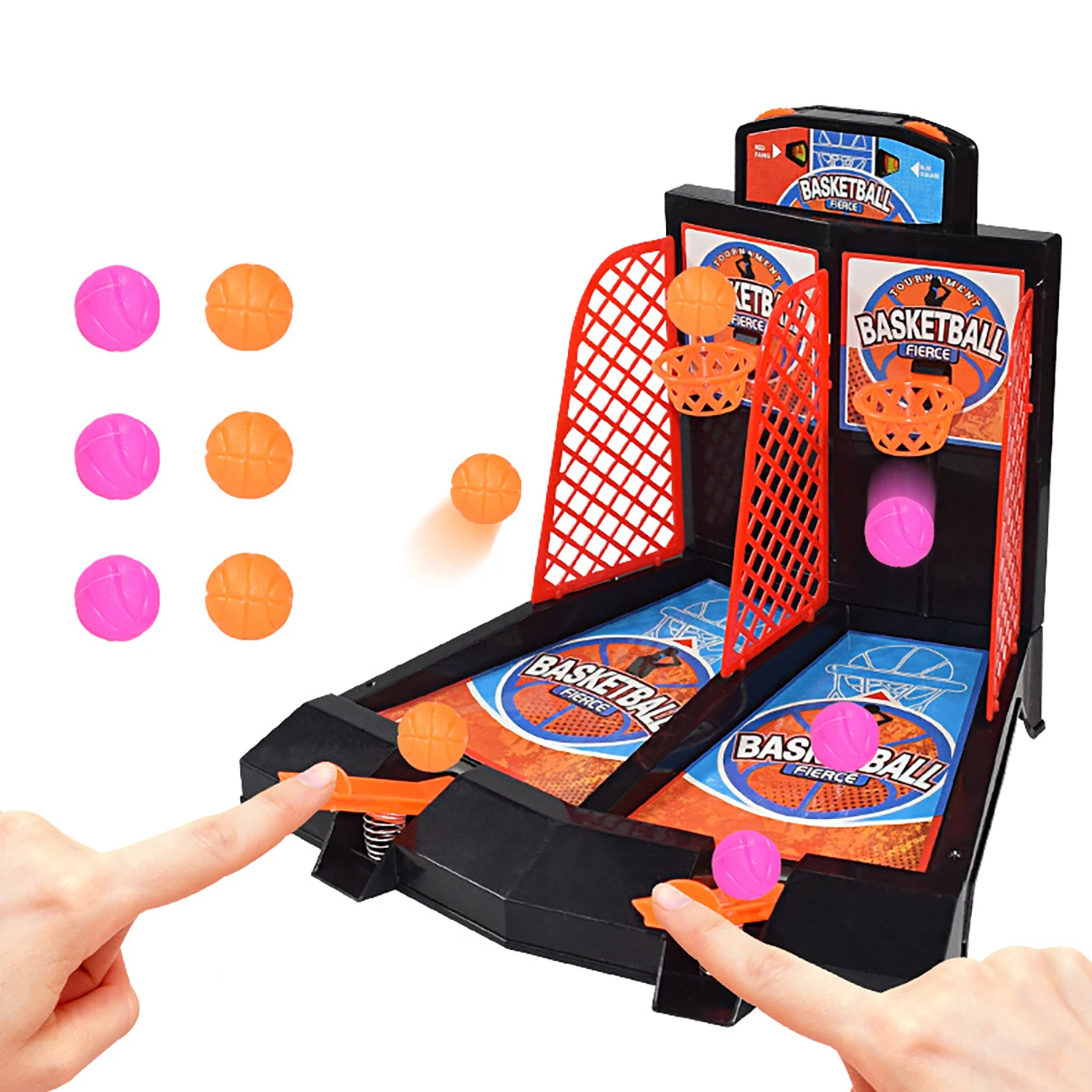 Finger catapult tabletop basketball, two player puzzle basketball machine tabletop party game toy
Finger catapult tabletop basketball, two player puzzle basketball machine tabletop party game toy