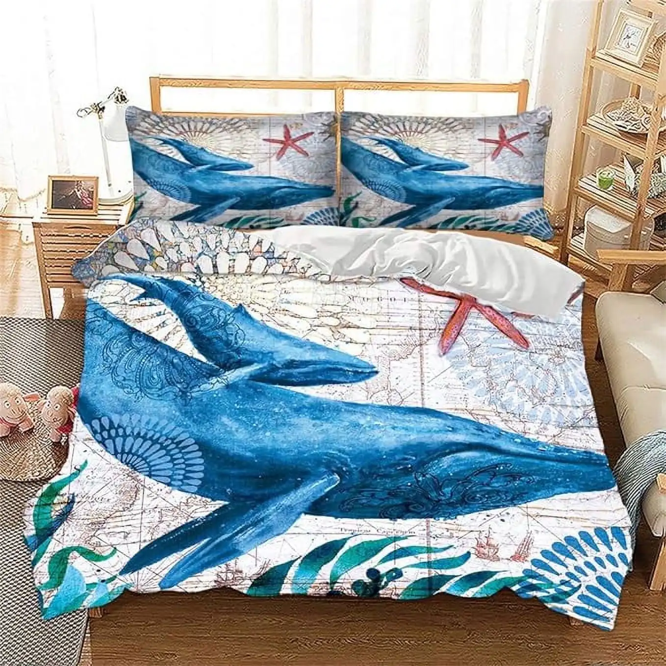 Shark Painting Duvet Cover Sets High End Bedding Covers with Pillows Home Decor,queen Size Suitable Children Kids and Adults
Shark Painting Duvet Cover Sets High End Bedding Covers with Pillows Home Decor,queen Size Suitable Children Kids and Adults