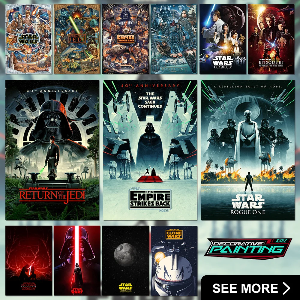 Star Wars Return of the Jedi Canvas Paintings Han Solo Wall Art HD Print Luke Skywalker Poster Home Decor Pictures For Bedroom 
Star Wars Return of the Jedi Canvas Paintings Han Solo Wall Art HD Print Luke Skywalker Poster Home Decor Pictures For Bedroom