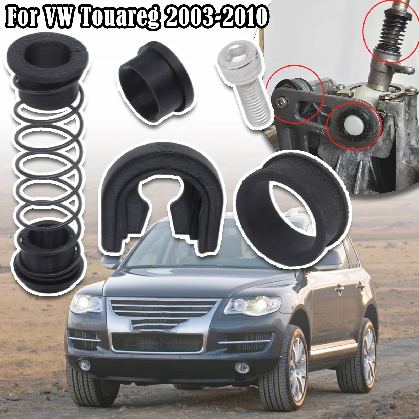 Gearbox Repair Kit For VW Touareg MT Trans Shifter First Gear Getter Reverse Lever Change Selector Linkage Bushes 2003 - 2010
Gearbox Repair Kit For VW Touareg MT Trans Shifter First Gear Getter Reverse Lever Change Selector Linkage Bushes 2003 - 2010